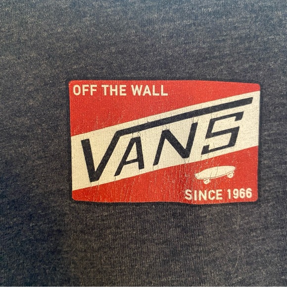 Vans skateboarding logo t-shirt, navy, size S - Picture 3 of 5